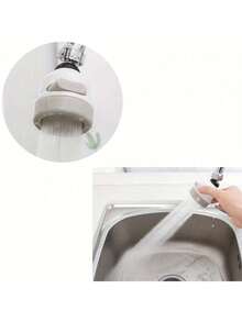 Kepala Semprotan Keran Dapur yang Dapat Diputar 360 Derajat, 3 Mode Semprotan yang Dapat Diatur - Aerator Keran Hemat Air dengan Fungsi Pulsa, Pancuran, dan Pulsa+Semprotan, Kepala Semprotan Keran Plastik Universal untuk Penggunaan di Rumah - Tiga pengaturan yang dapat disesuaikan - View 6