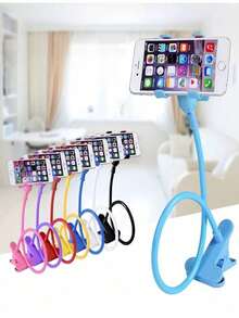 1 Peça Suporte de Celular Rotativo 360°, Base Espiral para Cabeceira ou Cama, Essencial Confortável, Mãos Livres, Perfeito para Assistir Vídeos Antes de Dormir - Suporte para celular - Visão 5