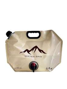 8升/28盎司可折叠便携式户外露营水袋，带阀门，储水袋，可收纳应急水瓶，男女通用，适用于露营、旅行、徒步、野餐、烧烤、应急备用，户外必备配件 - 彩色 - 查看 16