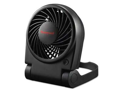  Honeywell Turbo On The Go Ventilador alimentado por USB/batería color negro HTF090B