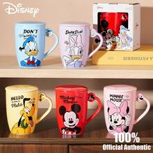 Disney 正品大容量可爱马克杯，家用牛奶杯，高品质办公水杯，礼品杯，情侣陶瓷咖啡杯 - 彩色 - 查看 3