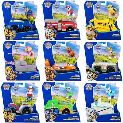 Spin Master Patrulla Canina, vehículo de juguete con figura de acción coleccionable, juguetes sostenibles para niños y niñas a partir de 3 años