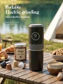 3-In-1 Portable Coffee Maker With Built-In Grinder - Mini Fully Automatic/Manual Drip Coffee Cup, Suitable For Travel, Outdoor, Camping, Handheld Espresso Machine Anytime Anywhere - American coffee machines - View 2
