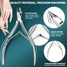 Bộ dụng cụ làm móng bằng thép không gỉ 1/6/7 món, bao gồm kìm cắt móng, dụng cụ loại bỏ biểu bì, dụng cụ chăm sóc chân, dụng cụ tẩy sơn gel, dụng cụ chăm sóc móng chuyên nghiệp, thích hợp sử dụng tại nhà hoặc salon. - D - Xem 7