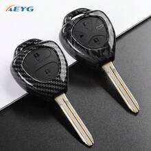 碳纖維風格 ABS 汽車鑰匙殼套，適用於 Corolla Land Cruiser Yaris Camry RAV4 汽車鑰匙遙控器配件 - 豐田L款 - 查看 2