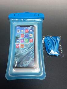 1 pieza Funda impermeable transparente y elegante para teléfono, de material plástico grueso y de alta calidad, con pantalla táctil sensible, ligera y portátil para buceo, natación, playa, cruceros, fiestas en la piscina, viajes al aire libre y esenciales de verano. Estuche impermeable perfecto para la mayoría de los teléfonos móviles, ideal como regalo de Año Nuevo o Día de San Valentín - Multicolor - Ver 13
