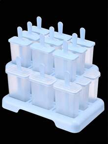 Popsicle Mold, Creative Popsicle Mold, Plastic Popsicle Mold, Ice Cream Mold, Frozen Ice Cube Tray, Home Popsicle Mold, Jelly Mold, Kitchen Supplies, Kitchen Accessories - Multicolor - View 11