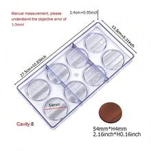 34pcs Chocolate Mold Set With 100pcs Chocolate Lollipop Sticks, Home Kitchen Chocolate Candy Baking Tools, Pastry Making Supplies - Clear - View 36