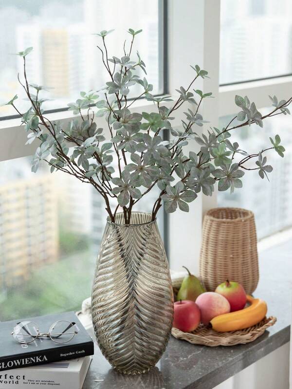 3/2/1件 28.3英寸人造桉树枝，逼真仿真植物，人造绿色树枝，仿桉树枝，散装仿真植物，适用于花瓶填充、家居装饰、春夏季节装饰、婚礼花束中心装饰花艺布置