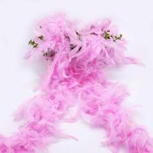 Khăn choàng lông vũ nhiều màu sắc, phụ kiện trang phục tự làm, chất liệu nhung mềm mại, khăn trang trí, thích hợp cho tiệc sinh nhật, đua xe, tiệc trà, đêm giao thừa, hòa nhạc và trang trí nhà cửa, dạ hội, đám cưới, biểu diễn sân khấu, trang phục và phụ kiện lễ hội, đồ dùng tiệc tùng. - nhiều màu - Xem 16