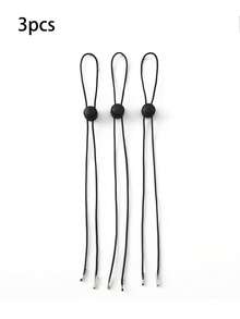 3 Stück einstellbarer weißer Kinnriemen mit Sicherheitsschnalle - flexibel, weich, knitterfrei für Golf, Angeln, Bootfahren, Segeln, Outdoor-Sport - kompatibel mit Baseballkappe, Anglerhut, Segelkappe - Hutaccessoires, Ausrüstung für aktiven Lebensstil, leichtes Design, zuverlässige Befestigung, für Angelbegeisterte - mehrfarbig - Übersicht 8