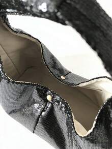 Nueva llegada Bolso de mano con lentejuelas | Bolso de viaje de gran capacidad de diseño exclusivo, bolso de hombro elegante para fiestas y clubes - Multicolor - Ver 6