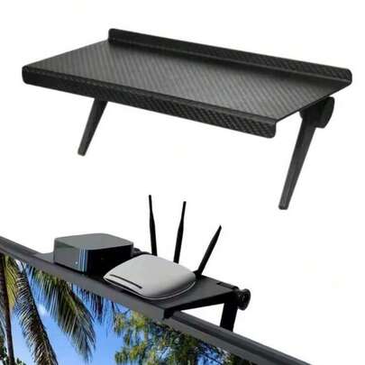 Giá đỡ màn hình máy tính và TV bán chạy nhất, giá đỡ bộ định tuyến không dây, giá đỡ đầu thu kỹ thuật số, không cần đục lỗ.