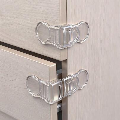 Bộ 20/16/12/8/4/1 chiếc Khóa góc đa chức năng màu trắng, trong suốt, đen - Khóa an toàn cho trẻ em, khóa chống trộm, khóa góc vuông, phù hợp cho trẻ sơ sinh và trẻ nhỏ, thiết kế thời trang, an toàn hiện đại, chất liệu nhựa bền, không cần khoan, thích hợp cho cửa tủ bếp, phòng ngủ, phòng khách, cũng có thể dùng làm khóa tủ lạnh.