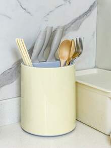 1 szt./3 w 1 uchwyt na przybory kuchenne do blatu z blokiem na noże i półką na sztućce. - Zobacz 10