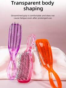 WANMEI 1 lược chải tóc chống tĩnh điện cho nữ, lược uốn tóc chống tĩnh điện chất lượng cao, lược massage da đầu, lược chải tóc mềm mại chống xơ rối cầm tay, dụng cụ tạo kiểu tóc làm quà tặng - Nhiều màu - Xem 5