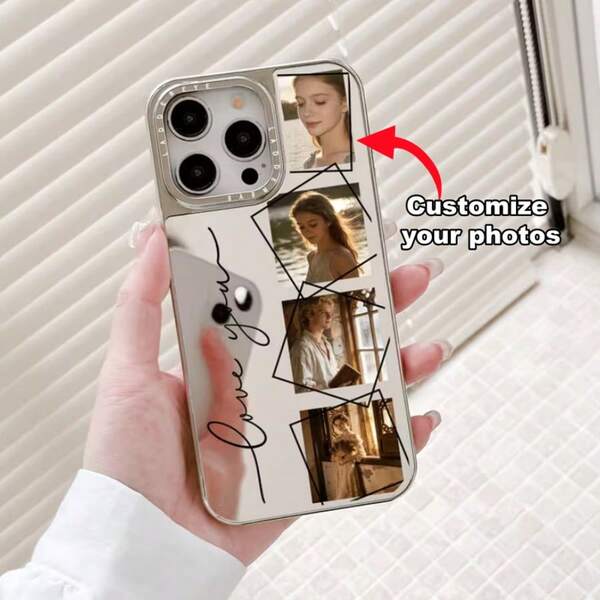 Personalized Custom Photo Phone Case Compatible With IPhone 17 16 15 14 13 12 11 Pro Max And Plus Series Custom Image Printed Protective TPU Anti-Scratch Case Compatible With IPhone 17 Cover Stylish Slim Anti Drop Mobile Phone Cover Daily Gift For Family And Friends