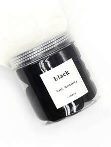 300/200/100/10pcs Black High Elasticity Hair Ties, High Elasticity Seamless Hair Ropes, Soft Hair Ties, Suitable For Daily Styling, Back To School, Halloween, Soft And Fluffy, College Dorm Essential, Camping Essential, Holiday Essential, Summer. - Black - View 9