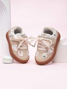 Zapatos para niñas, nuevos zapatos de princesa para niños pequeños, zapatos de suela blanda para niños - Beis - Ver 5