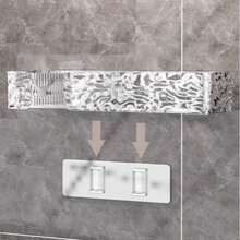 No Drill Bathroom Wall Mounted Storage Box, Thick Plastic Facial Tissue Towel Toilet Organizer Rack - Multicolor - View 12