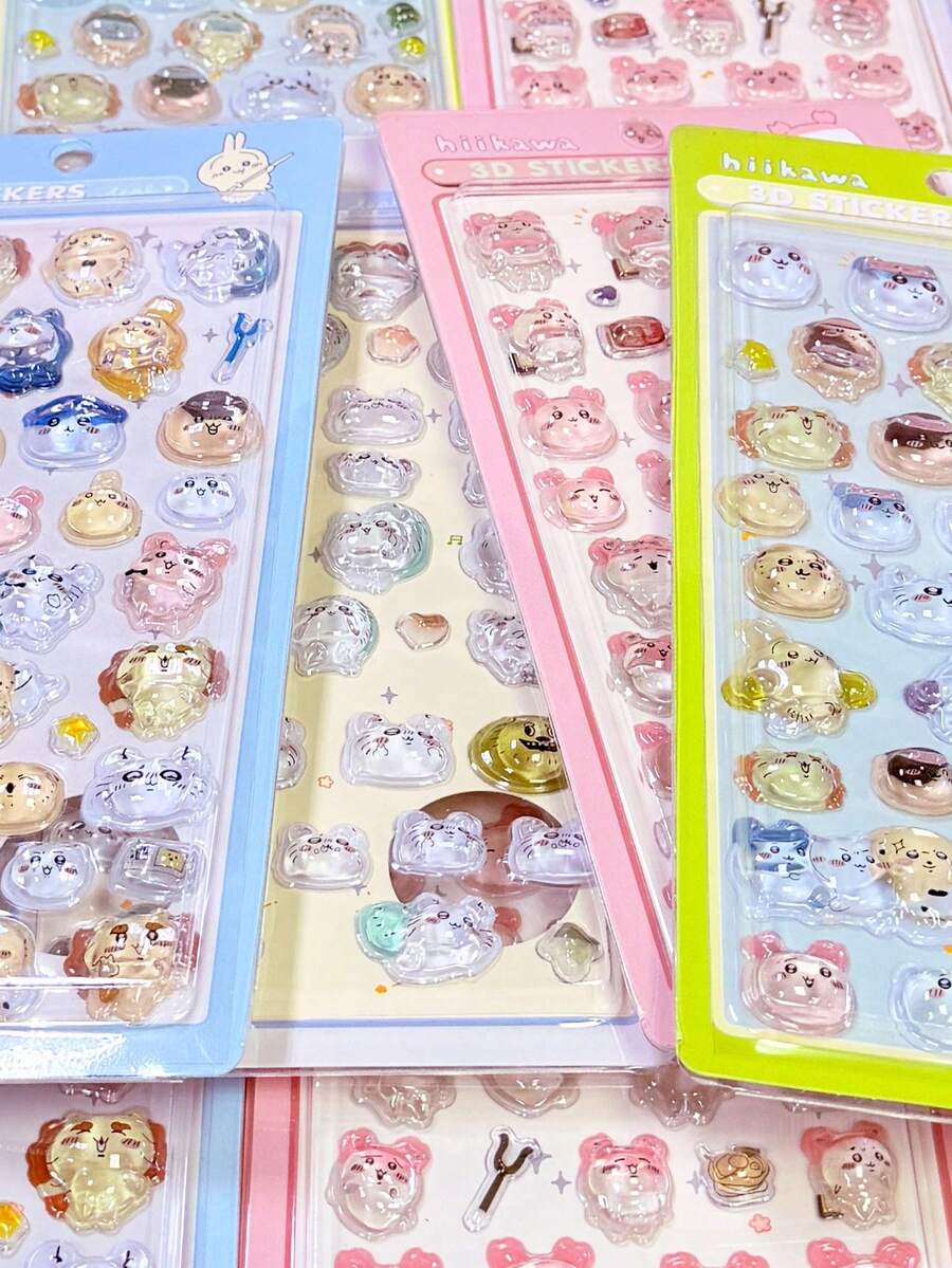 Hình dán chất lượng cao, dễ thương và thú vị - Nhiều màu - Xem 1