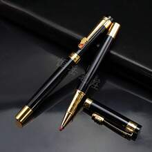 Bút ký kim loại nguyên khối, bộ quà tặng doanh nghiệp, có thể tùy chỉnh với logo hoặc khắc chữ. - màu đen - Xem 2