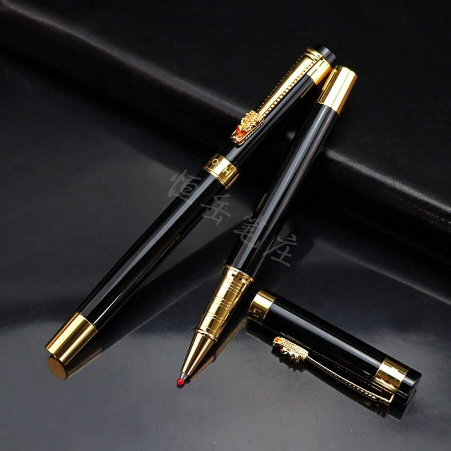 Bút ký kim loại nguyên khối, bộ quà tặng doanh nghiệp, có thể tùy chỉnh với logo hoặc khắc chữ.