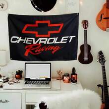 Chevrolet Racing Chevy 3x5ft Flag Tapestry For Wall Hanging College Dorm Room Wall Outdoor Decor Banner Teenager - Multicolor - View 3