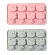 SANRIO Hello Kitty托盘 - 可爱卡通猫DIY树脂模具，夏日休闲配件，高审美价值 - 彩色 - 查看 7