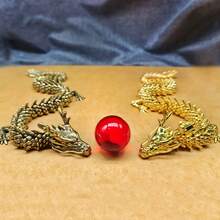 2026新款！金色合金中国龙——精美工艺收藏品。东方龙桌面摆件。幸运符，雕像摆件。中国龙摆件，金属艺术品，爱好者必备！史迪奇玩具 旅行玩具 课堂减压玩具 迷你玩具 洗澡玩具 圣诞文具 减压球 - 彩色 - 查看 10