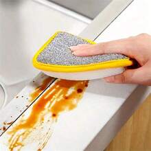 10块装厨房洗碗海绵，不刮伤表面，双面清洁海绵，家用清洁海绵，清洁用品，清洁工具，圣诞用品 - 彩色 - 查看 4
