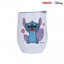 MINISO X Disney Lilo & Stitch Cute Tropical Insulated Stainless Steel Eggshell Tumbler With Lid,Double-Walled Vacuum Cup For Coffee,Wine,Drinks - Nhiều màu - Xem 4