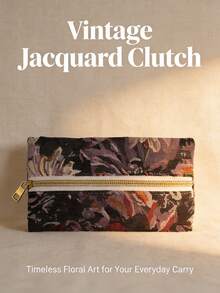 1个大容量提花彩色编织植物主题铅笔盒，配有玫瑰金拉链，可用作旅行化妆包，收纳眉笔和口红，适合存放学习用品和美容必需品，是学生和上班族的理想礼物，适合返校促销、情人节、万圣节、圣诞节、感恩节、生日、返校季礼物、圣尼古拉斯节、主显节、圣诞节等场合，简约可爱的铅笔盒。 - BH1092 - 查看 8