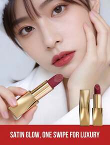 Estée Lauder Estee Lauder Pure Matte Lippenstift #420 (Vollgröße 3,5g, Mini 2,8g) - Samtartige Textur, langanhaltend & intensiv gesättigte Farbe, leichter matter Finish, luxuriöse Goldfassung, perfektes Geschenk für sie (Geburtstag, Valentinstag, Weihnachten, Jahrestag), geeignet für Dates, Alltagstragen und Anfänger - Satin #420 - Übersicht 3