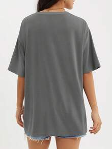 Women's 3-Pack Plus Size Short Sleeve T-Shirts, Summer Loose Tops, Fashion Basic Tees, Comfortable For Casual Vacation & Fitness Wear - Nhiều màu - Xem 5