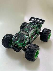 1pc 2.4G Remote Control Monster Truck With LED Lights, Realistic Tires, Battery Powered Rechargeable Lithium Battery, All-Terrain, 2.4GHz Remote Controller, Durable PVC Shell, Plastic Material, Remote Controller, Ideal Gift For Teens And Beginners, 2.4G RC Off-Road Remote Control Car, Transformable Toy Suitable For Boys/Girls 5-6-7-9+ Years Old, Birthday Gift, Anniversary, Back To School Reward, End Of Term Surprise - Multicolor - View 10