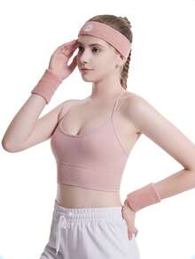 1 pieza Diadema elástica, ligera y transpirable antideslizante para baloncesto, correr, fútbol, yoga - Multicolor - Ver 1