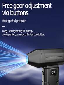 108,000 转/分钟大功率无线电动除尘器兼个人降温风扇，内置 2600mAh 可充电电池，6 档风速可调，适用于键盘、电脑、汽车和家居清洁。 - A - 查看 7