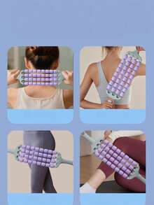 1 con lăn massage yoga tăng cường độ dẻo dai, 32 hạt, 4 hàng, gậy thư giãn yoga, gậy massage thư giãn cơ bắp, bóng massage yoga, gậy massage chân, gậy massage eo, gậy massage lưng, gậy massage tay, món quà tuyệt vời nhất dành cho vợ, bạn gái, mẹ, dịp lễ, sinh nhật, Ngày của Mẹ. - Nhiều màu - Xem 2