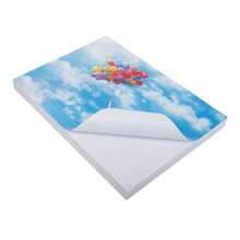 Papel fotográfico autoadhesivo brillante JOJ A4 de 135g, resistente al agua, para impresora de inyección de tinta, 20/50 hojas - 1 paquete - Ver 4