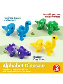 Juguete educativo interactivo con forma de dinosaurio, para interacción entre padres e hijos - Multicolor - Ver 3