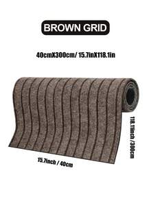 1 Cuộn Thảm Gạch Sọc Có Thể Tháo Rời - Kích thước 15,7" x 118" (Dày) Thảm Tự Dính Cách Âm Dùng Cho Sàn Nhà Chống Trượt Trong Nhà, Phòng Ngủ, Nhà Bếp, Cầu Thang, Phòng Khách, Văn Phòng, Chống Trầy Xước. - Nhiều màu - Xem 15