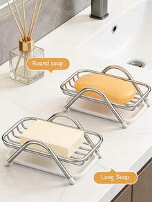 1 khay đựng xà phòng gia dụng có khay hứng nước - Dụng cụ sắp xếp đồ dùng nhà tắm và vệ sinh nhà bếp - Thiết kế hình chữ nhật hiện đại - Thích hợp cho phòng tắm, nhà vệ sinh và phòng tắm gia đình. - nhiều màu - Xem 1