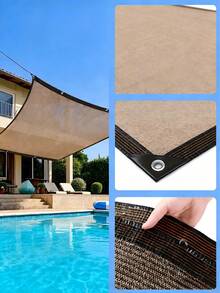 Brown Sunshade Net - Thick Anti-Aging Outdoor Canopy, Suitable For Patio, Garden And Camping, With High Shading Rate - Brown Shade Netting - View 5