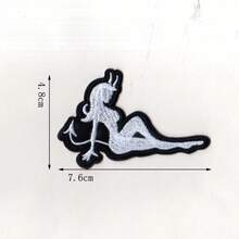 2pcs Multicolor Devil Woman Sewing/Iron-On Embroidered Patch - Ironing Style - View 10