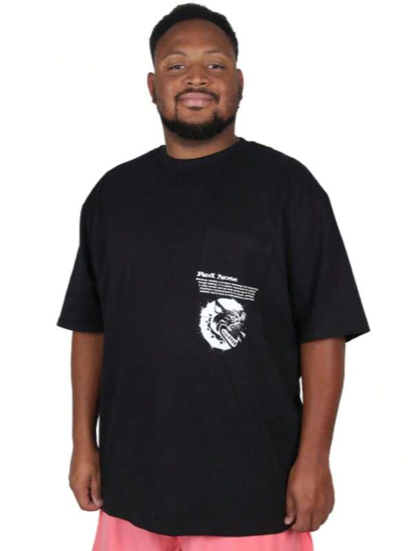 Red Nose Camiseta Oversized Casual T-Shirt