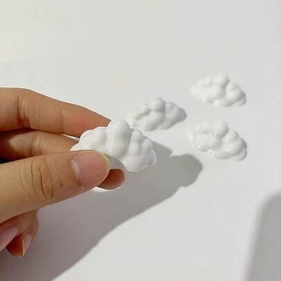 10/5/2个可爱云朵造型相框支架，横向展示照片、卡片、便签，单朵云设计，适用于家居、办公室、婚礼、春季家居装饰、复活节桌面装饰、母亲节礼物、婚礼餐桌装饰、桌面装饰、席位卡架