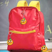 D60 Pack Orange Party Keyring Pack Include 20 Keychains20 Thank You Tags And 20 Goodie Bags For Baby Shower Summer Fruit Party Gift Family Party Birthday - Orange - View 3