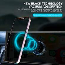 1 Giá đỡ điện thoại từ tính cho ô tô – Xoay 360° – Hiển thị định vị an toàn – Tương thích với MagSafe và tất cả các điện thoại thông minh – Thao tác bằng một tay khi lái xe và định vị. - A - Xem 3