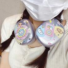 Dog 1pc Cute Cartoon Line Art Puppy Design Protective Case For Apple Max Headphones - Multicolor - View 5